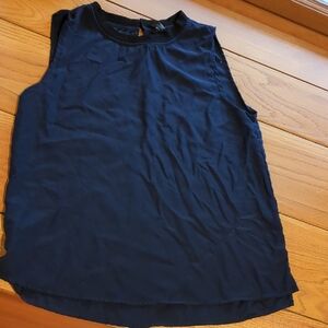 3for$25 Mango Navy Blue Sleeveless Tank Top